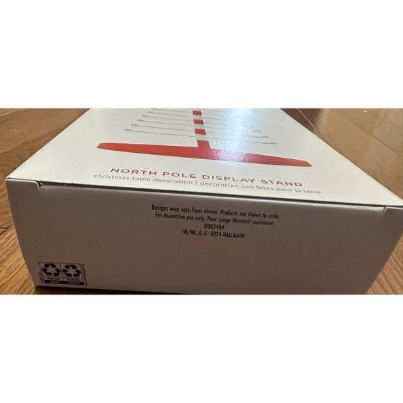 2024 Hallmark Keepsake Ornament Club North Pole Miniature Display Stand NEW - Picture 5 of 5